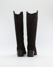 BOTA ALTA MUJER ANCHO ESPECIAL DE GEMELO ANCHO PIESANTO 235461 XL SERRAJE MARRON CHOCOLATE