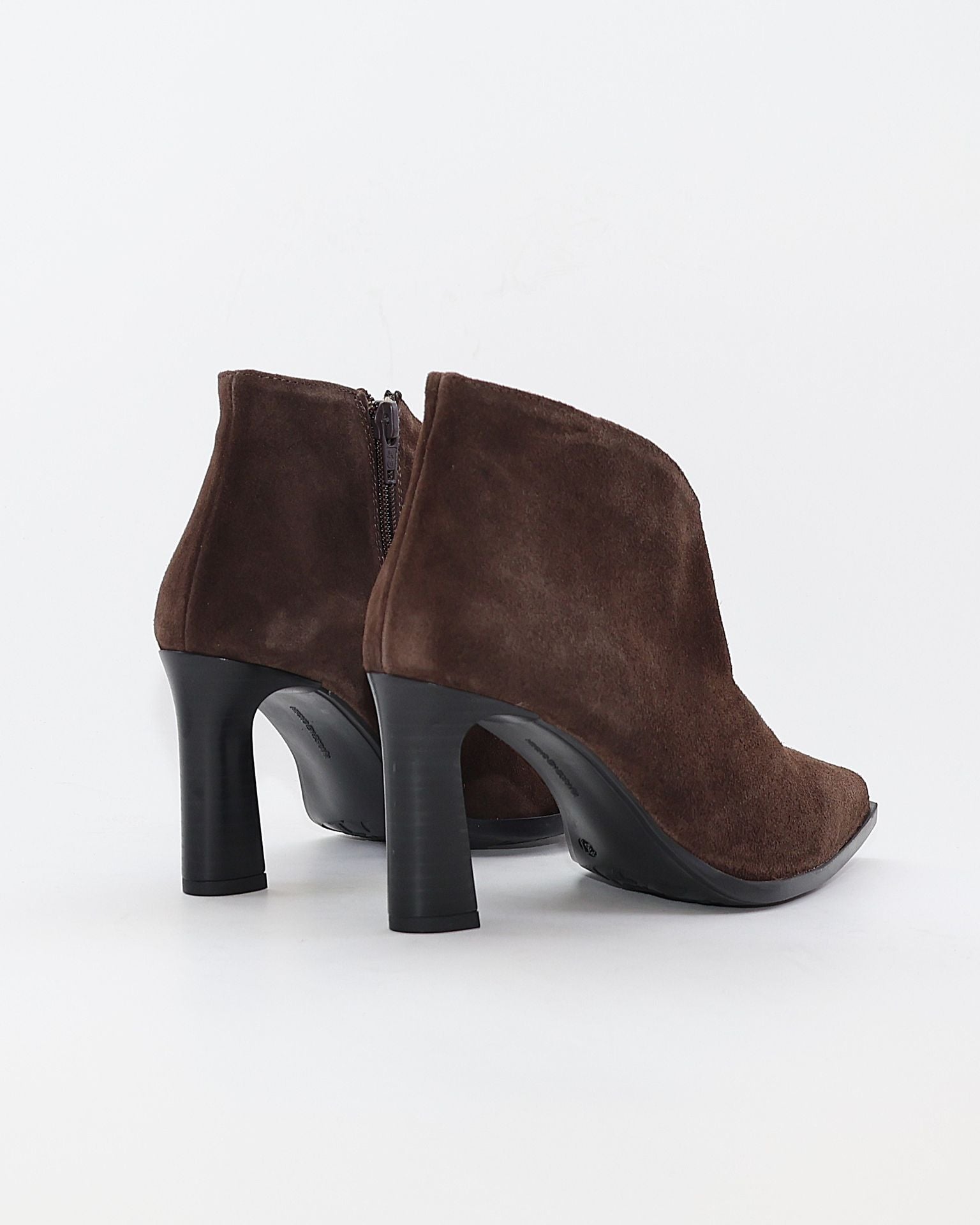 BOTIN DE MUJER TACON FINO COLOR SERRAJE MARRON CHOCOLATE DESIREE SAIRA 2