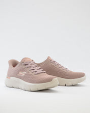SNEAKERS MUJER SKECHERS 125516 TPE TAUPE CORDONES Slip-ins®