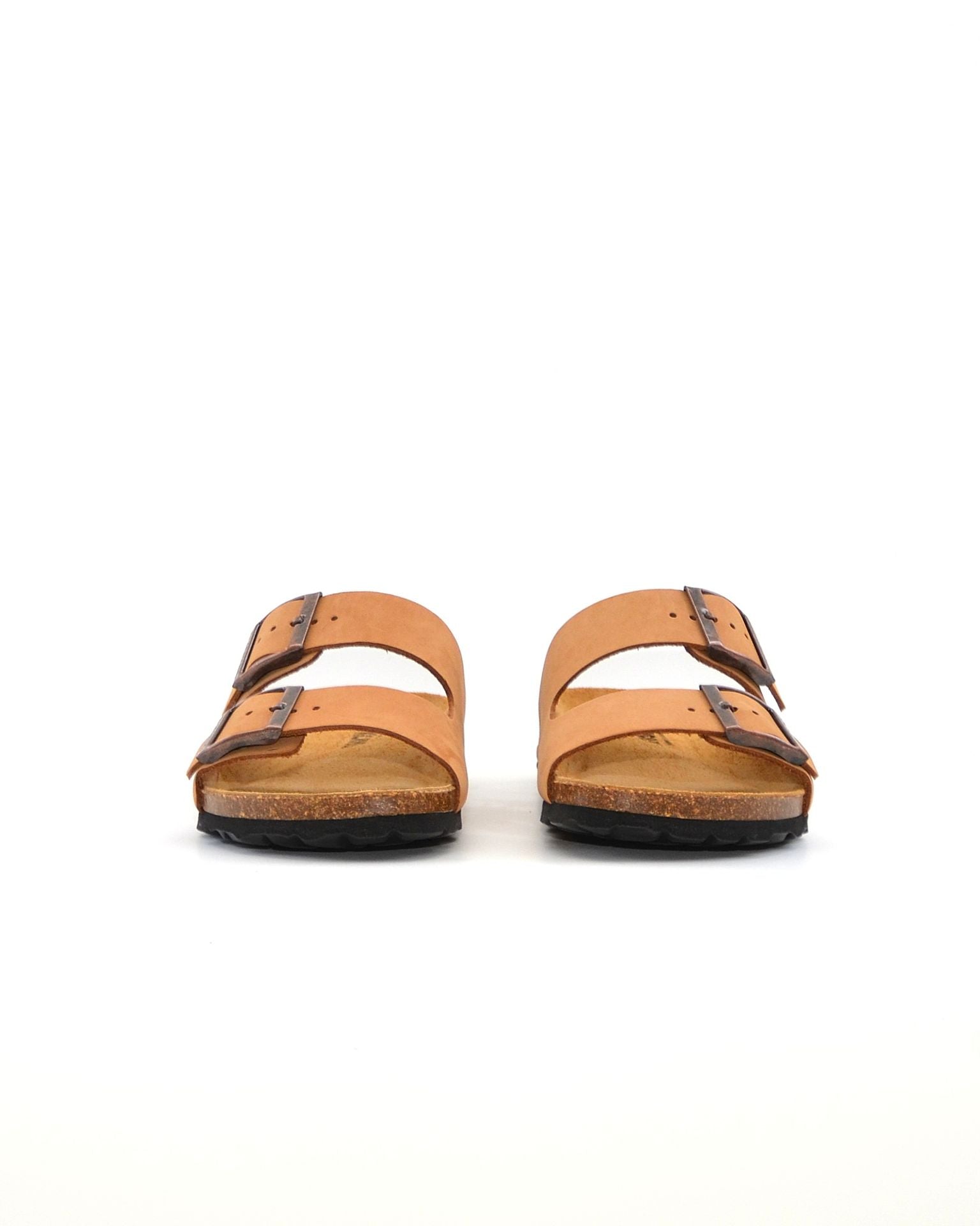 SANDALIA BIO MUJER DOS HEBILLAS D´KORKINS PARIS NOBUCK CAMEL