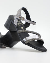 SANDALIA MUJER COLOR ACERO TACON PLANTA DE GEL OH MY SANDALS 5905