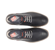 ZAPATO HOMBRE FLUCHOS AZUL MARINO CORDON PISO CARAMELO BARRY F1156