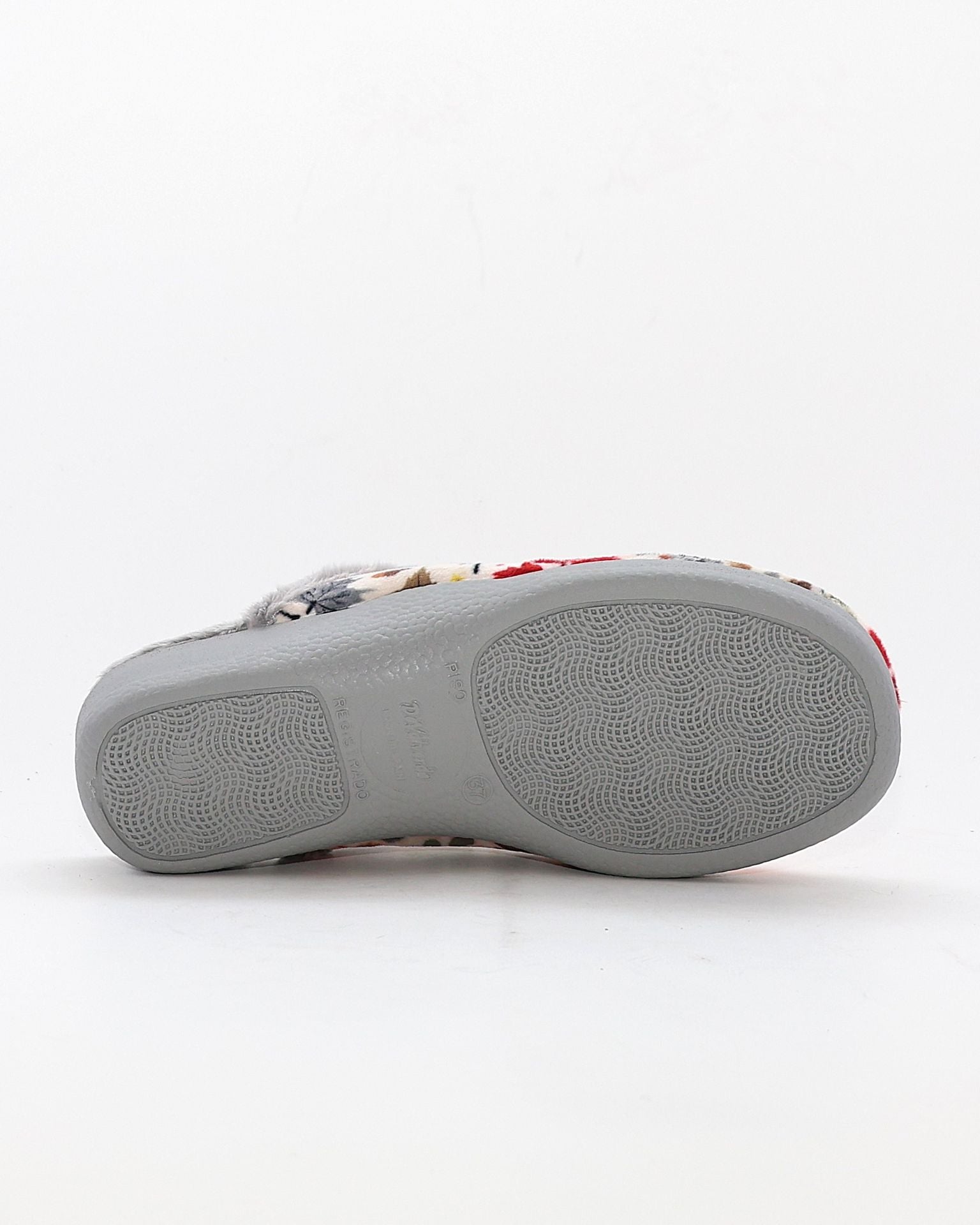 ZAPATILLAS DE CASA MUJER ABIERTA DEVALVERDE 1203 GRIS