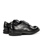 ZAPATO CORDON PICADO NEGRO F0629 BELGAS