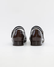 MERCEDITA PLANA PITILLOS CHAROL MARRON CHOCOLATE 11671