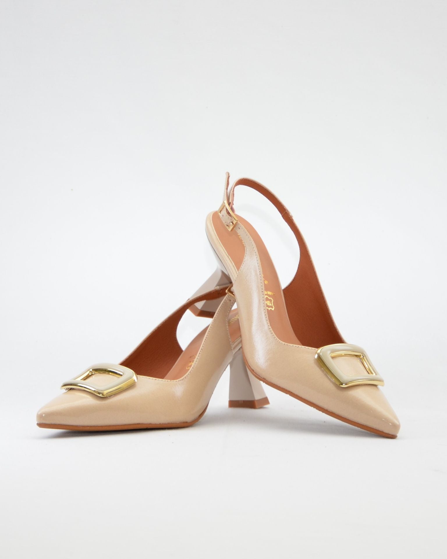 SALON DESTALONADO ADORNO METAL COLOR NUDE METALIZADO DANIELA V. 2752BD SAHARA