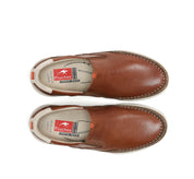 ZAPATO HOMBRE FLUCHOS CON ELASTICOS COLOR CUERO KAI F1985