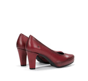 ZAPATO SALON PLATAFORMA COLOR PICOTA