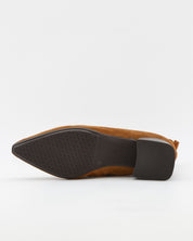 BOTIN MUJER TACON ANCHO SERRAJE CUERO CON TACHAS KAOLA 4064