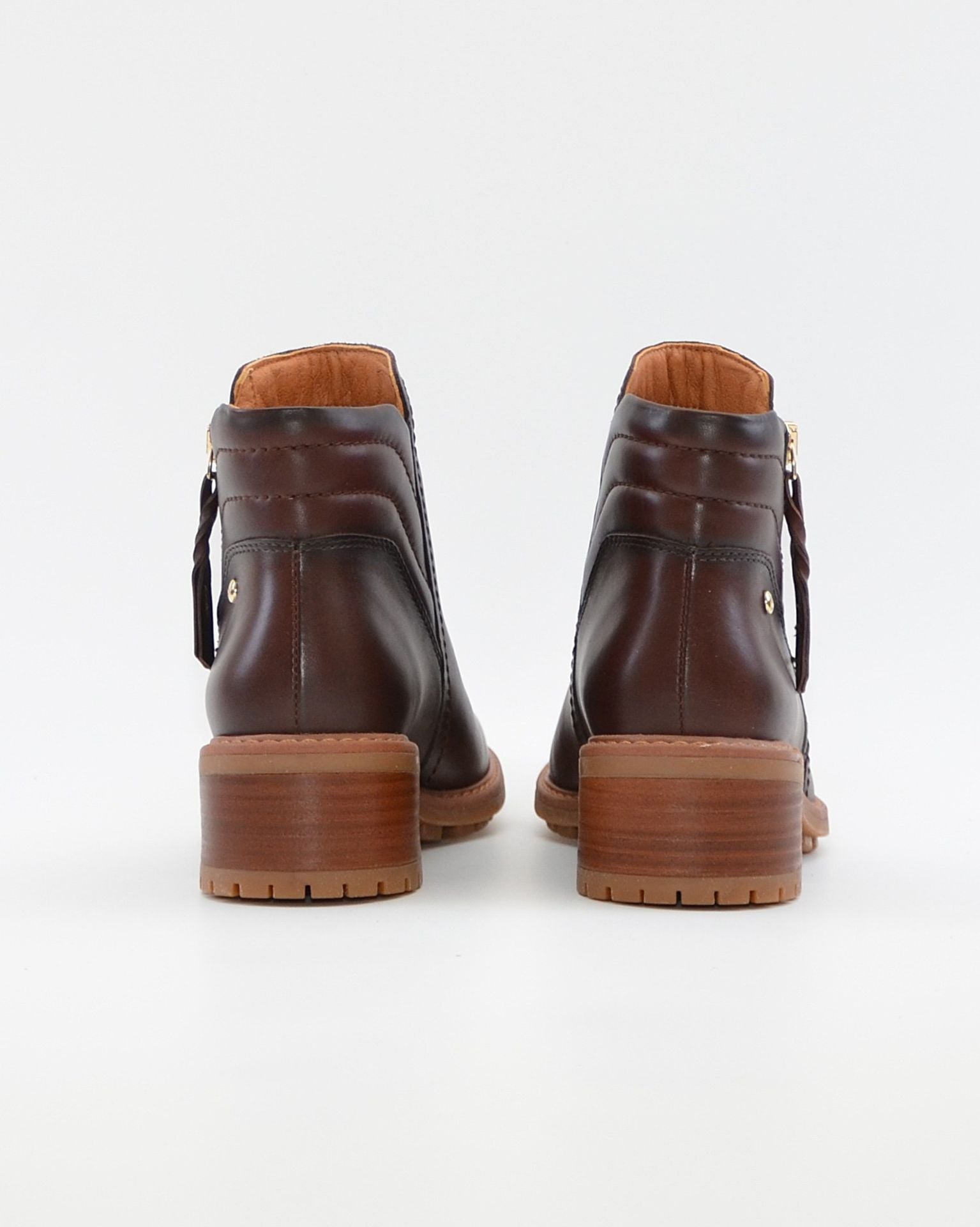 BOTIN MUJER TACON BAJO COLOR MARRON PIKOLINOS MEDINA W0D-8581 CAOBA