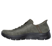 SNEAKERS HOMBRE SKECHERS VERDE 216326 OLV ELASTICOS