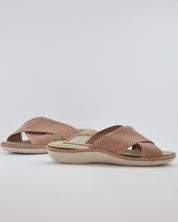 ZAPATILLA CASA HOMBRE CON PLANTILLA EXTRAIBLE CRUZADA COLOR BEIGE  J.ORTEGA 5021
