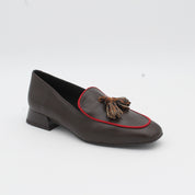 MOCASIN BORLAS MARRON ANIMAL PRINT 12402