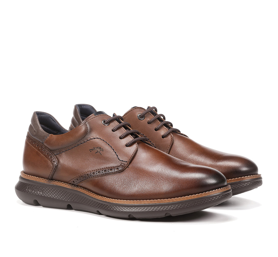 ZAPATO CASUAL MARRON CORDON F1351 WILLIAM H.CAMEL