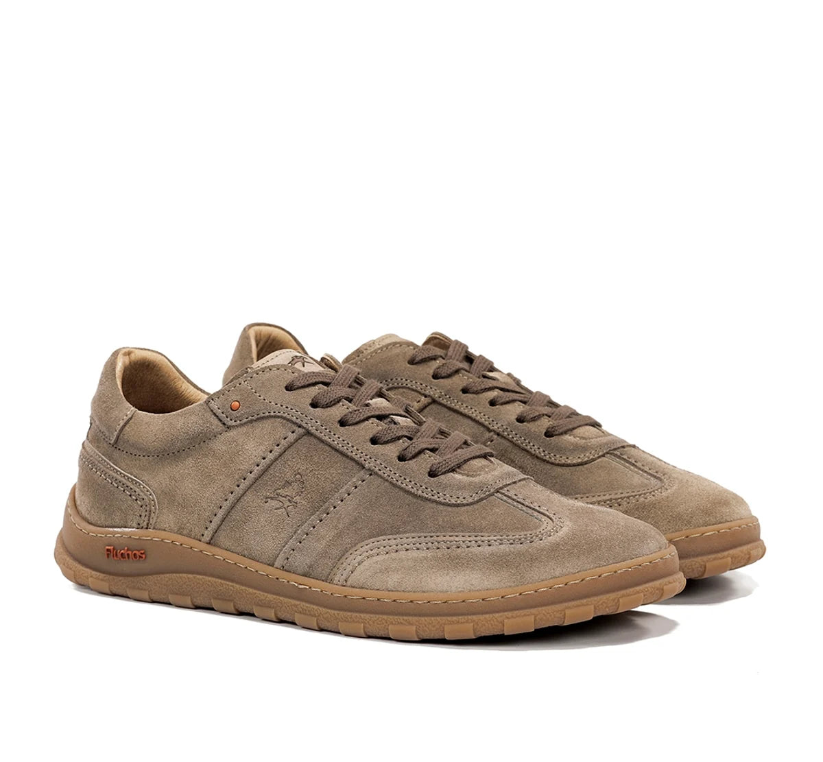 ZAPATO BAREFOOT DEPORTIVO HOMBRE FLUCHOS CORDON SERRAJE TAUPE F2502 JERRY AFELPADO MARMOTA