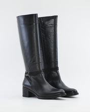 BOTA ALTA MUJER PIEL COLOR NEGRO DORKING by FLUCHOS D8965