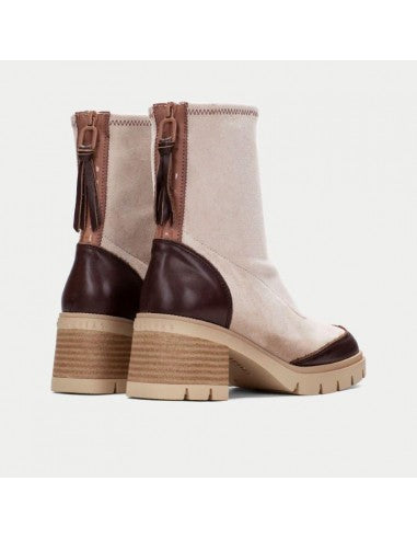 BOTIN LICRA TACON BEIG BURDEOS HI243681