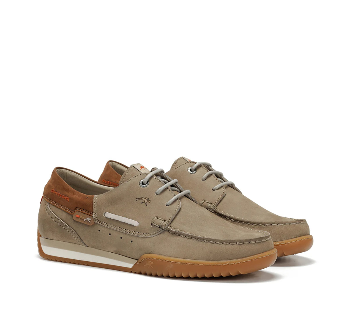 ZAPATO NAUTICO FLUCHOS HOMBRE COLOR TAUPE BRUNO F2434 MARMOTA