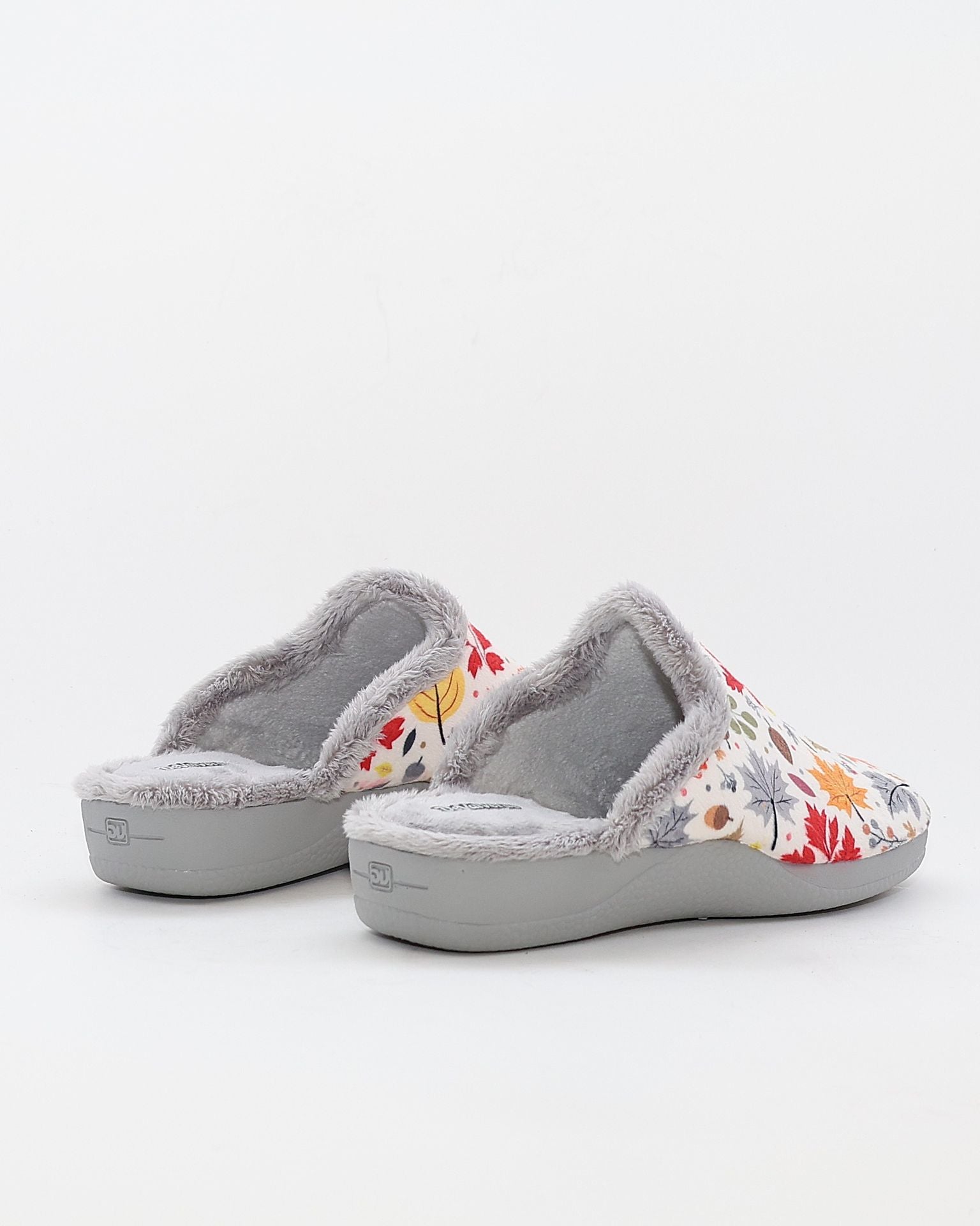 ZAPATILLAS DE CASA MUJER ABIERTA DEVALVERDE 1203 GRIS