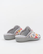 ZAPATILLAS DE CASA MUJER ABIERTA DEVALVERDE 1203 GRIS