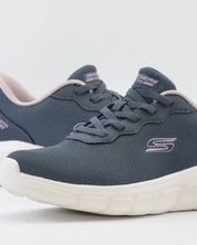 SNEAKERS MUJER SKECHERS 117324 DKNW AZUL CORDON ELÁSTICO SLIP-INS