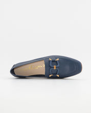 ZAPATO MOCASIN MUJER PLANO AZUL MARINO CAYETANO 17200