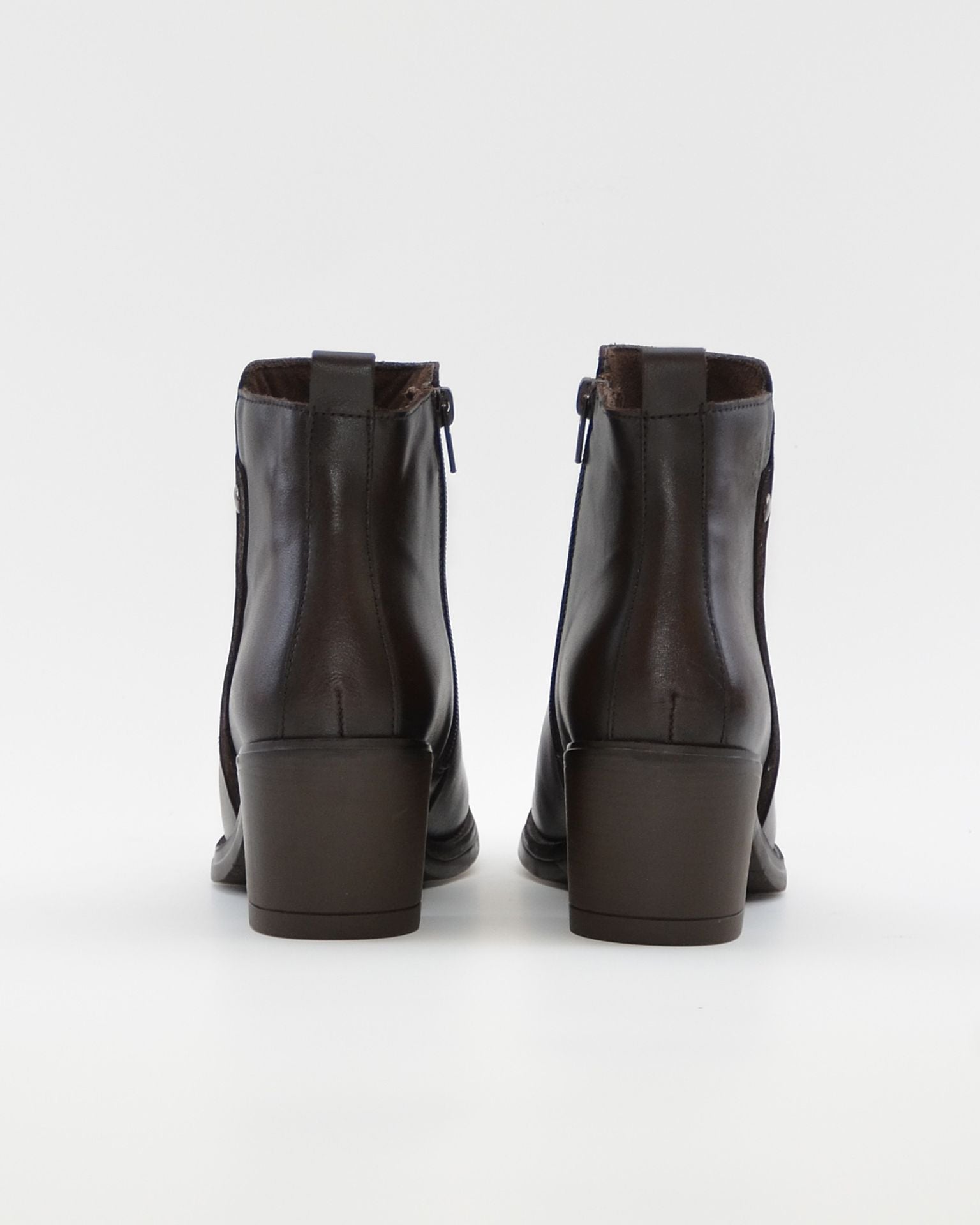 BOTIN MUJER TACON CUADRADO KAOLA COLOR MARRÓN 8819