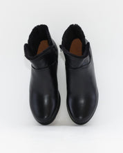 BOTINES DE MUJER CON CUÑA BAJA COLOR NEGRO GIORDA 27681