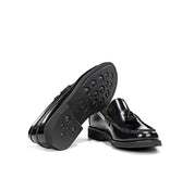 ZAPATO MOCASIN HOMBRE CON BORLAS COLOR NEGRO FLUCHOS STAMFORD F0049