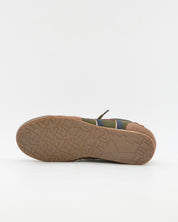 DEPORTIVO SNEAKER MUJER PLANA COLOR KAKI CUERO XTI 146156