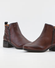 BOTIN MUJER TACON BAJO COLOR MARRON PIKOLINOS MALAGA W6W-8950 CAOBA