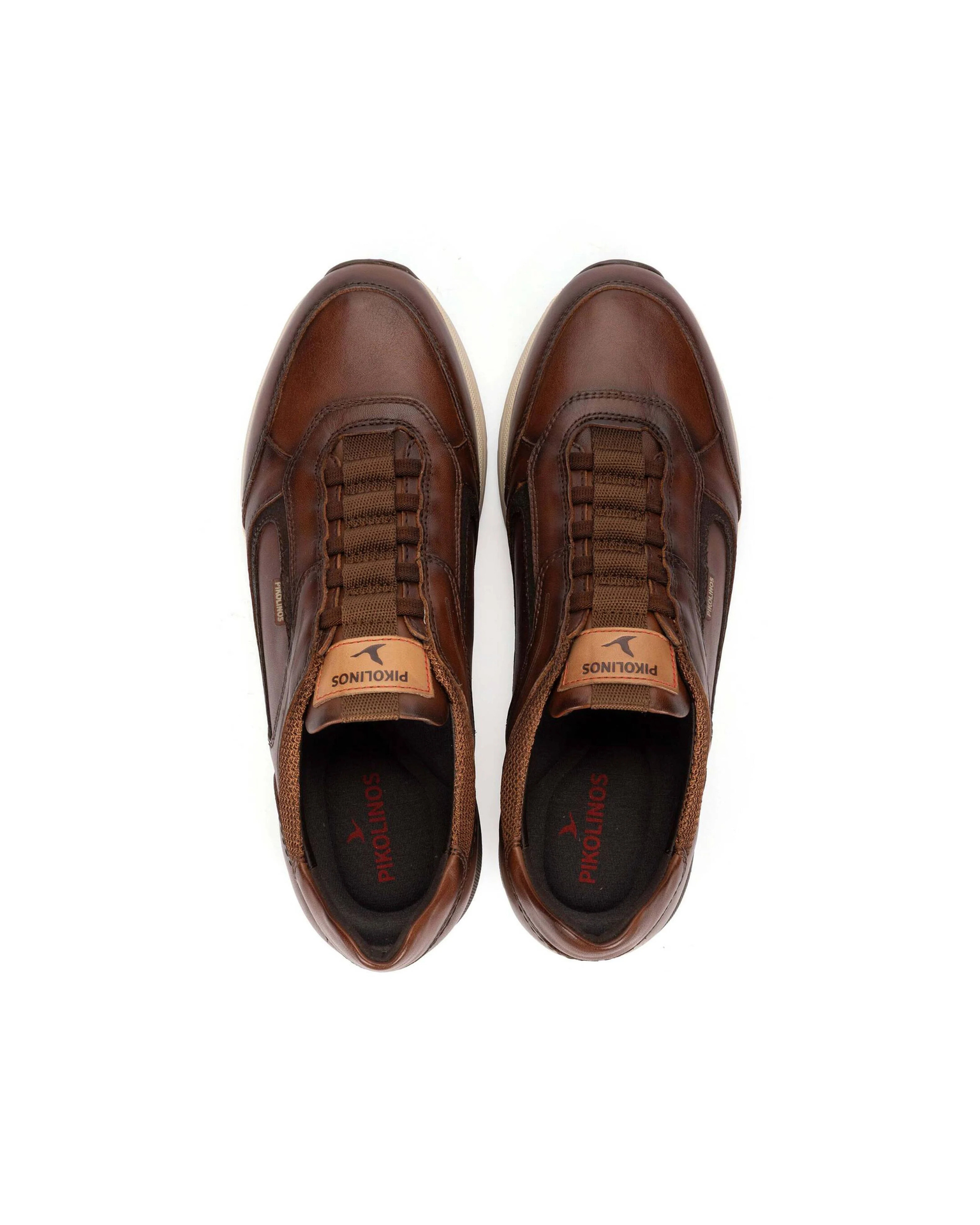 ZAPATO DE CORTE DEPORTIVO HOMBRE PIKOLINOS ELASTICOS COLOR CUERO GETAFE M2B-6439C1