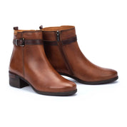 BOTIN MUJER COLOR CUERO CON CREMALLERA MALAGA W6W-8622