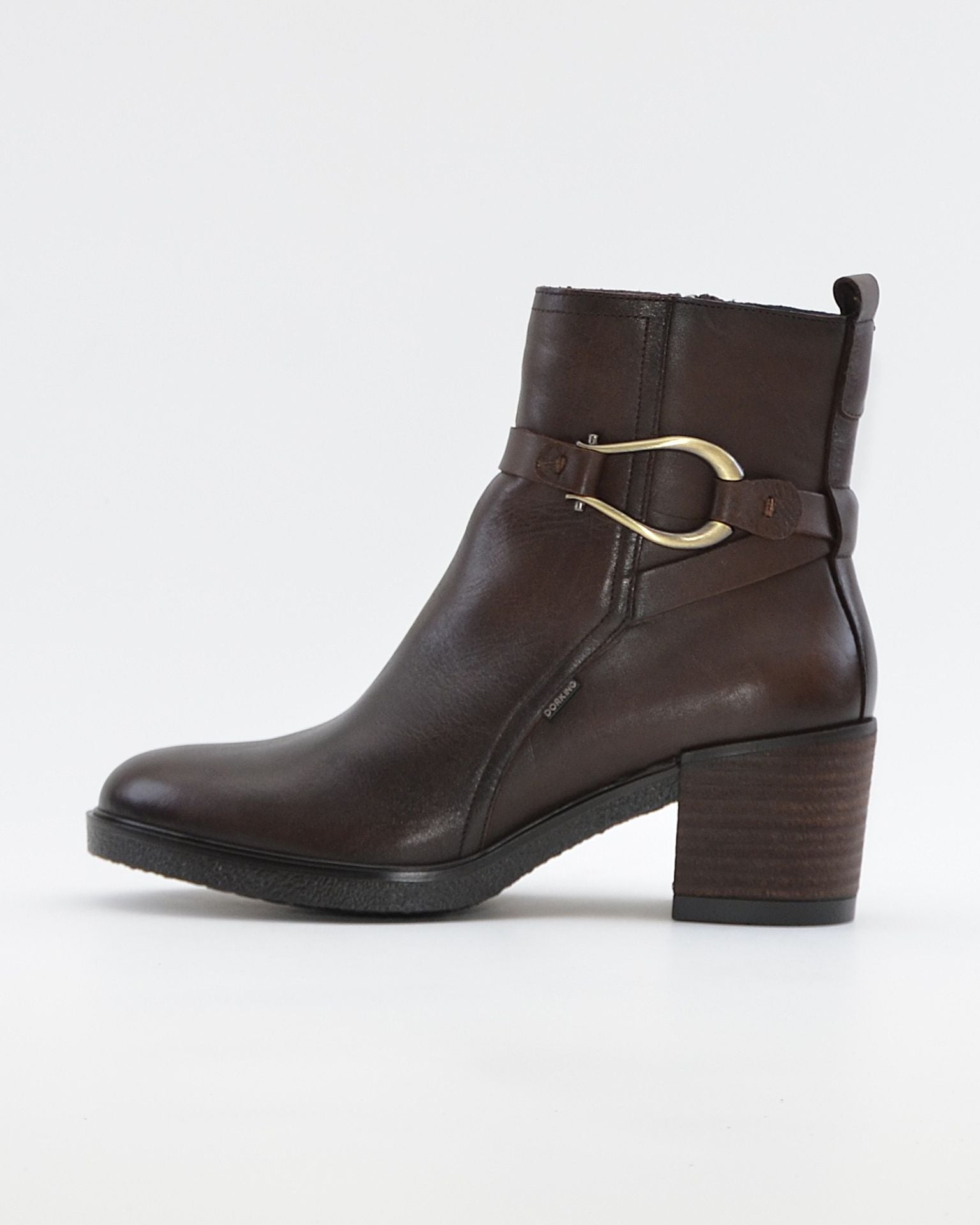 BOTIN MUJER MARRON CHOCOLATE TACON ANCHO DORKING by FLUCHOS D9754 CAFÉ