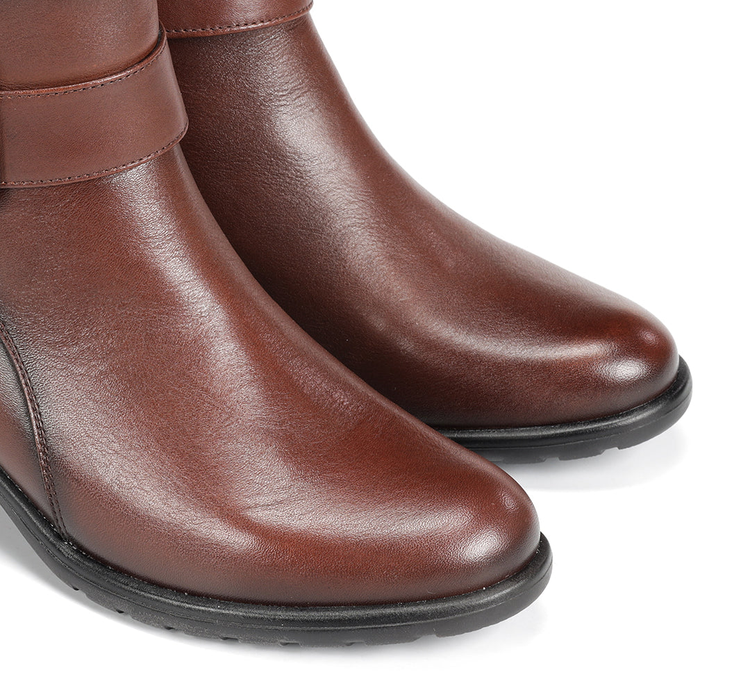 BOTIN MARRON IMPERMEABLE F2315 GALIT NUT