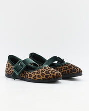 BAILARINAS DE TERCIOPELO LEOPARDO CON VERDE RANIA 25
