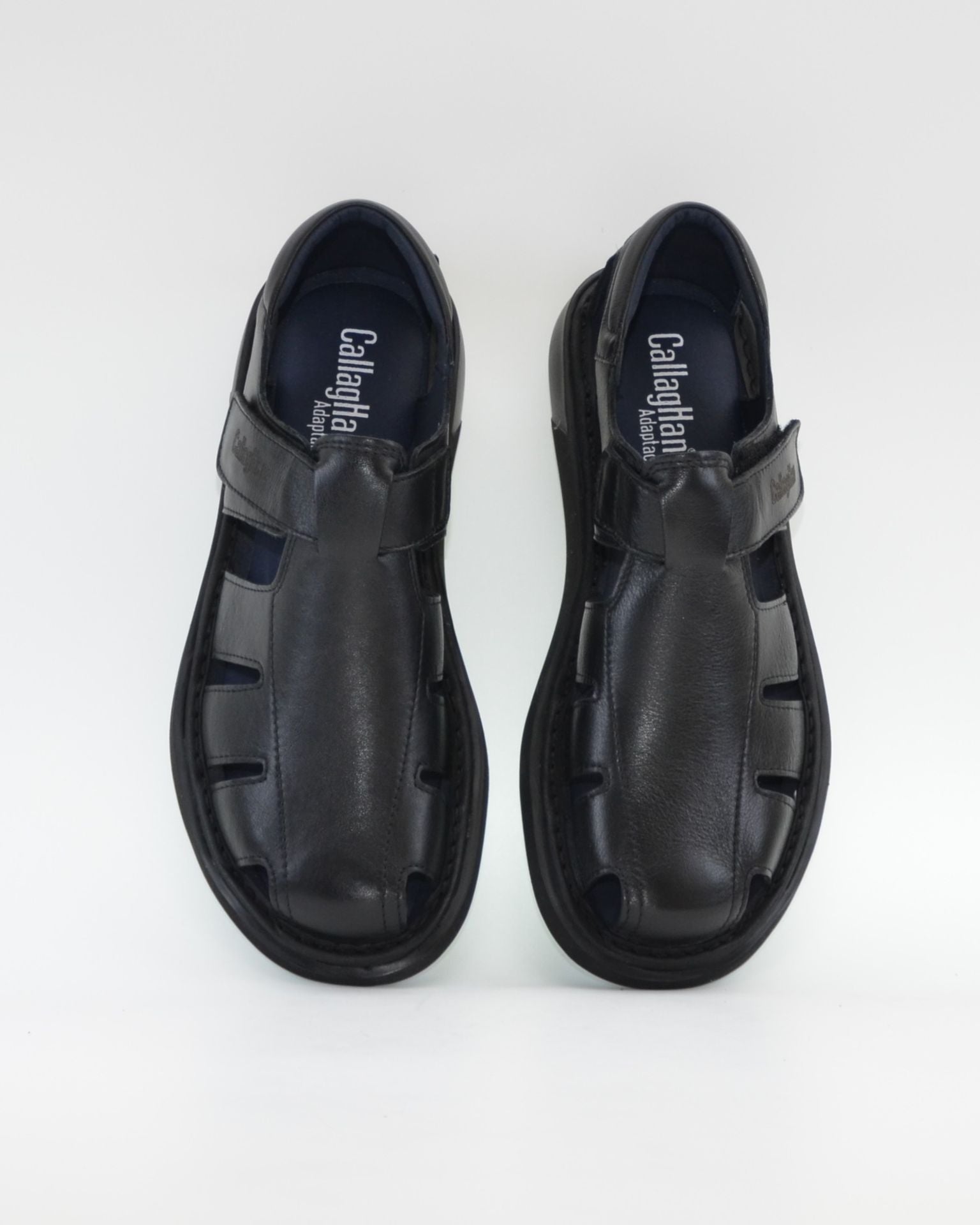 SANDALIA HOMBRE VELCRO COLOR NEGRO SUELA EXTRALIGHT CALLAGHAN 92311