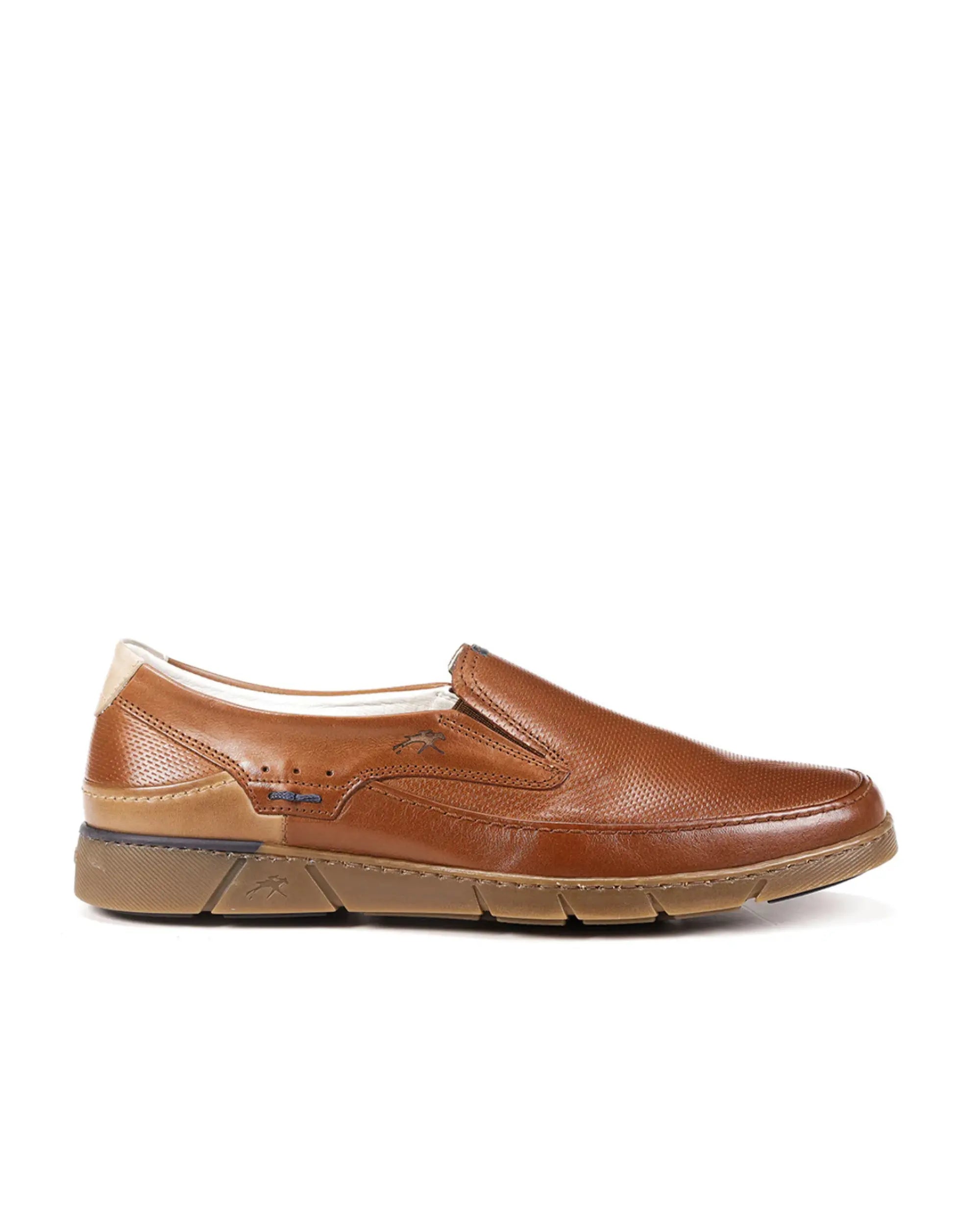 ZAPATO MOCASIN HOMBRE FLUCHOS COLOR CUERO BARRY F1157