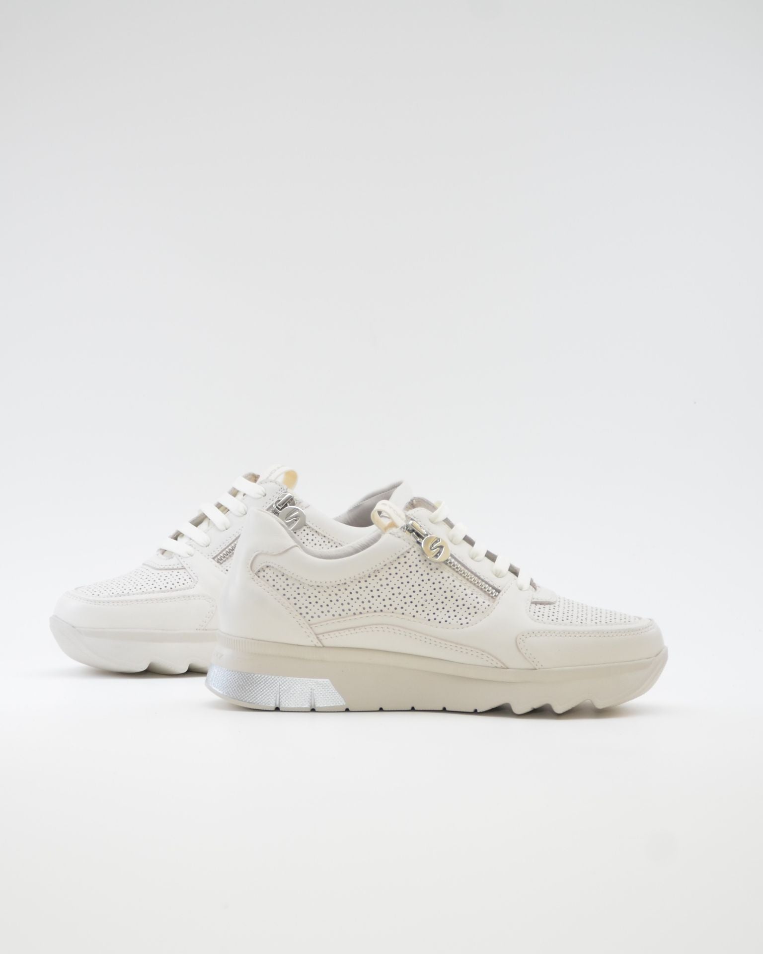 DEPORTIVO STONEFLY MUJER BLANCO CON CORDONES Y CREMALLERA PLANTILLA EXTRAHIBLE STONEFLY 222509 150