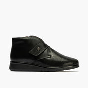 BOTIN ANCHO ESPECIAL VELCRO NEGRO 10713