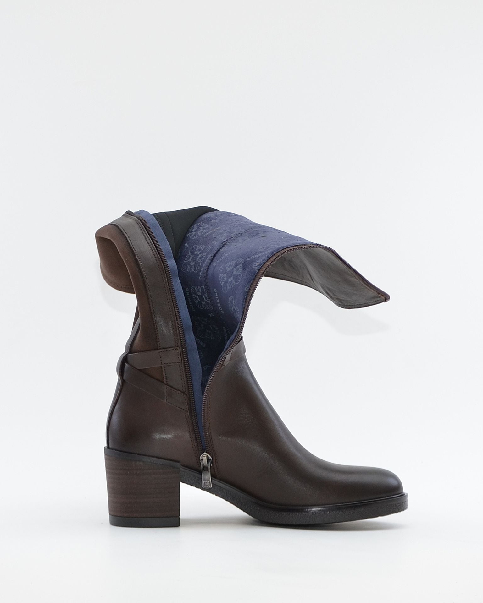 BOTA ALTA MUJER PIEL MARRON CHOCOLATE DORKING by FLUCHOS D9752 CAFÉ