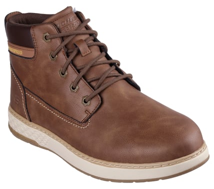BOTA HOMBRE SKECHERS MARRON 205235 BRN WATERPROOF
