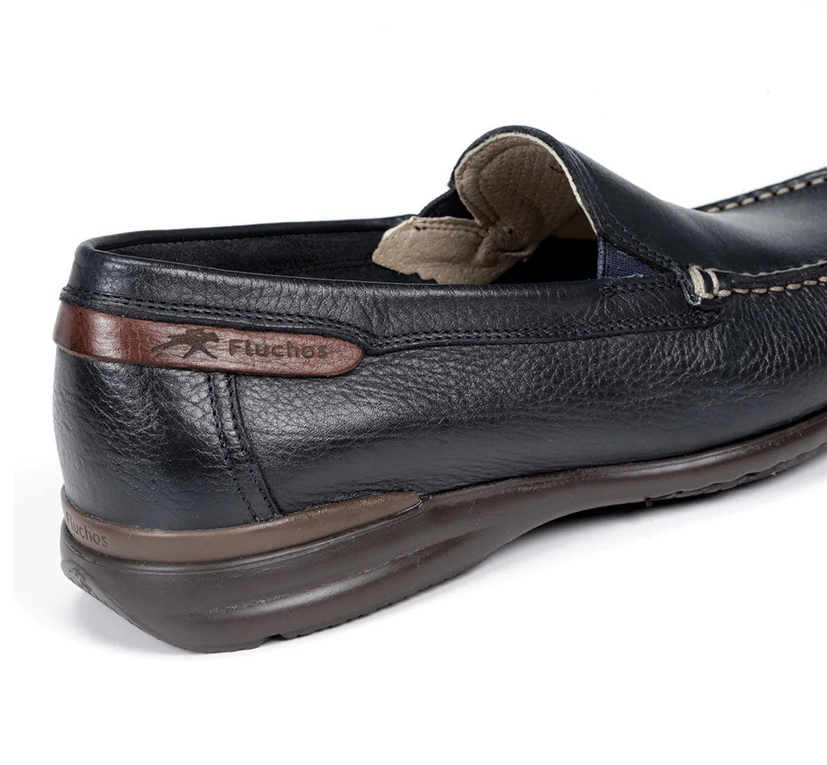 ZAPATO MOCASIN HOMBRE FLUCHOS COLOR AZUL MARINO ORION 8682