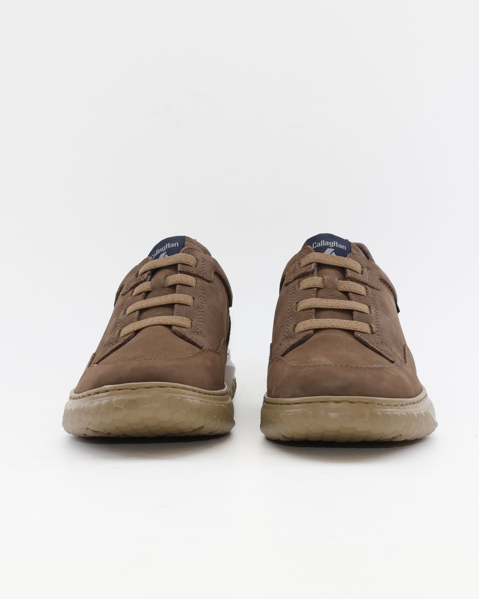 ZAPATO CASUAL HOMBRE COLOR TAUPE OSCURO CON GOMA ELASTICA 60805