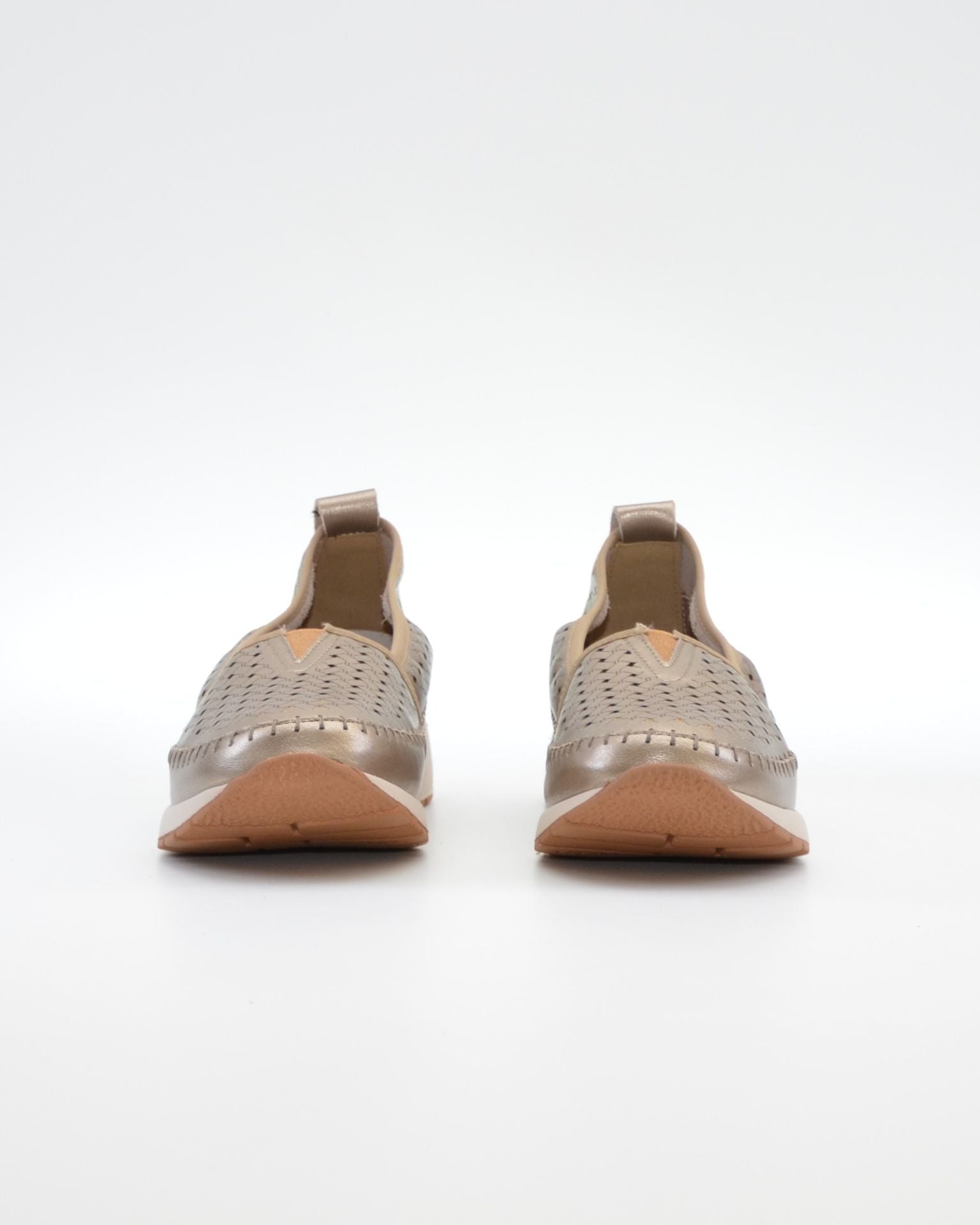 MOCASIN MUJER COLOR BRONCE TREINTAS L4554