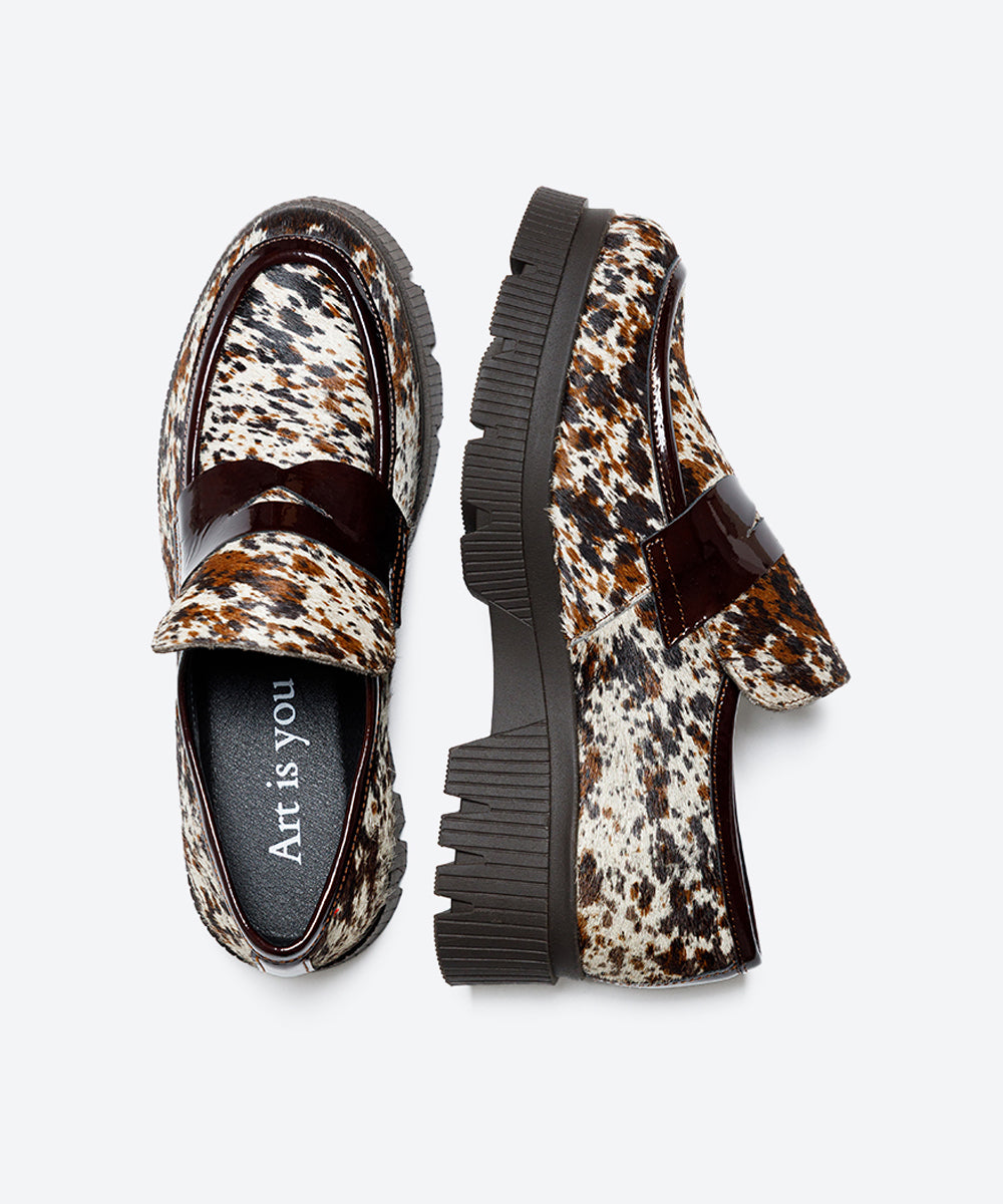 MOCASIN MUJER ANIMAL PRINT LACOMBA LOTUS