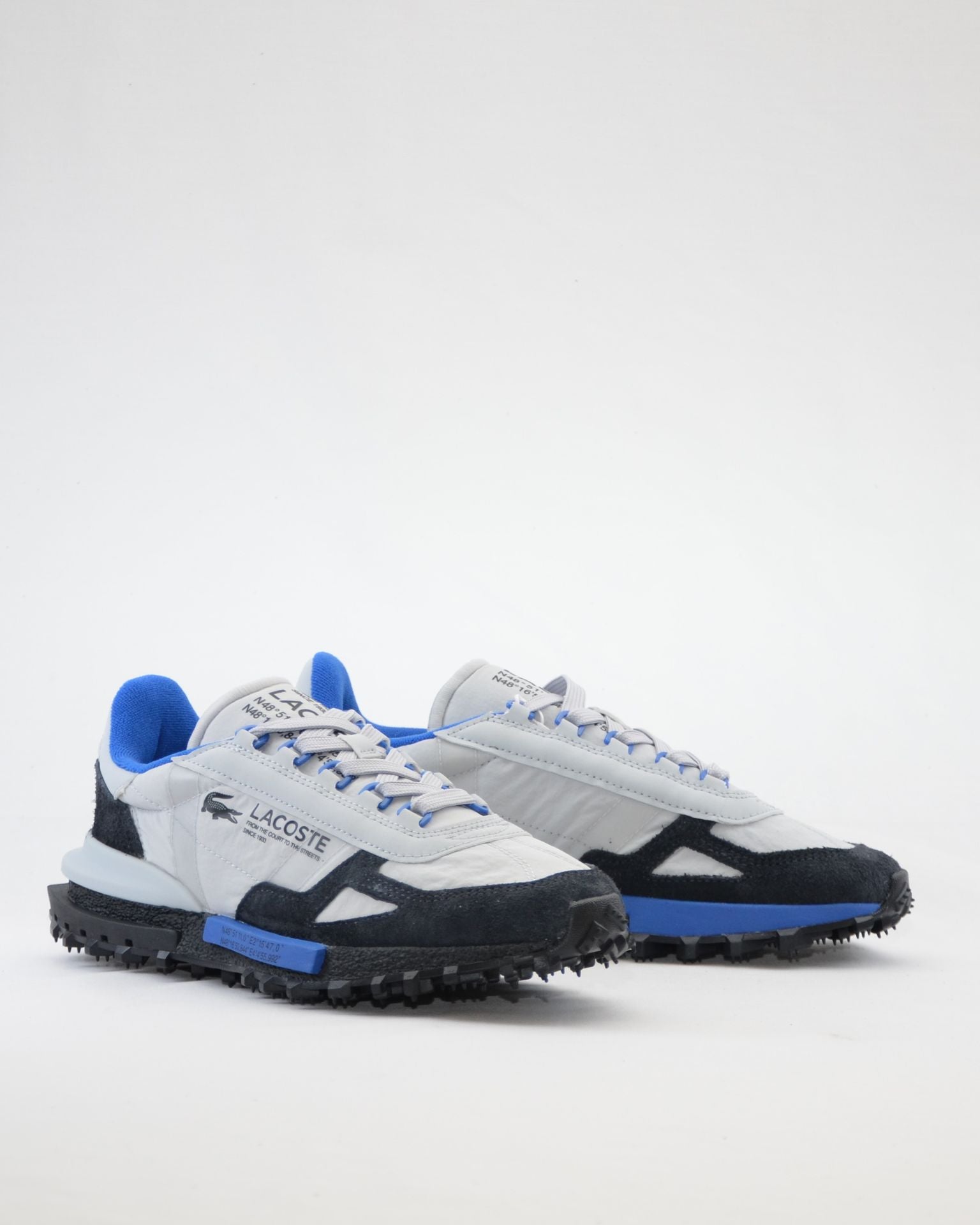 SNEAKERS LACOSTE HOMBRE ELITE ACTIVE 1263 SMA GRIS AZUL