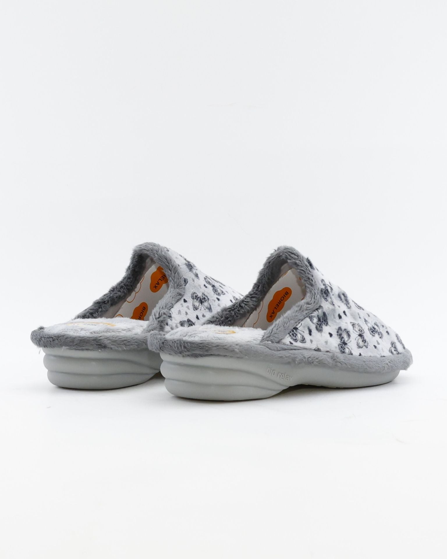 ZAPATILLAS DE CASA MUJER CON CUÑA BIO RELAX 1800 APONI GRIS