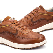 DEPORTIVOS COLOR CUERO CON CIERRE ELÁSTICO PARA HOMBRE PIKOLINOS M7W-6423C1