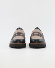 ZAPATO MOCASIN MUJER NEGRO MARRON TOPO PLANTILLA EXTRAIBLE PITILLOS 11564